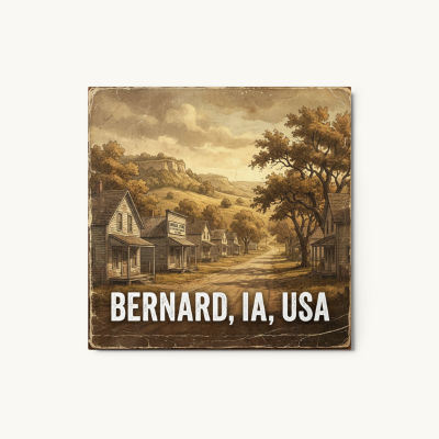 Bernard, IA Metal Print
