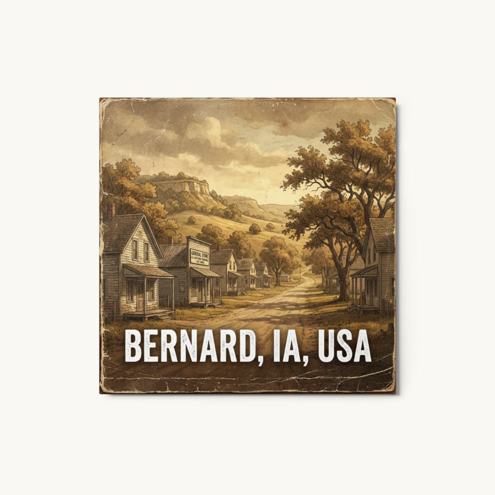 Bernard, IA Metal Print
