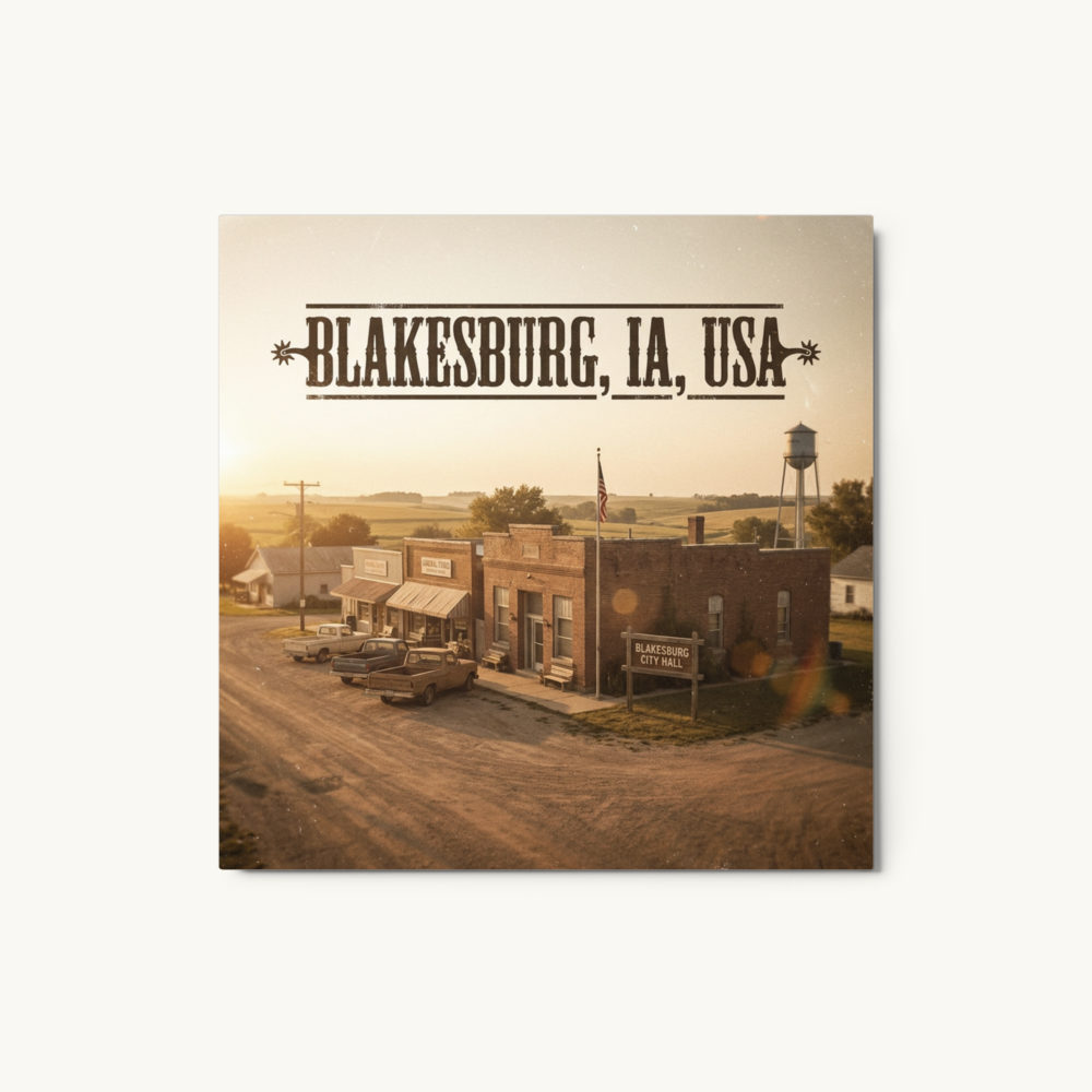 Blakesburg, IA Metal Print