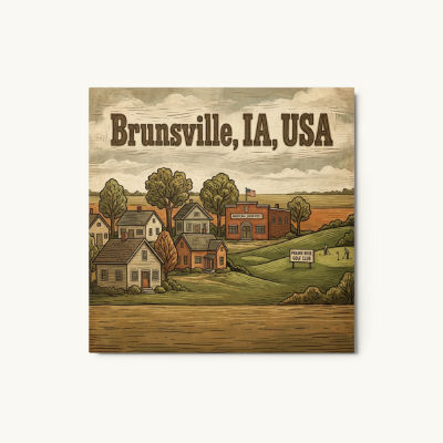 Brunsville, IA Metal Print