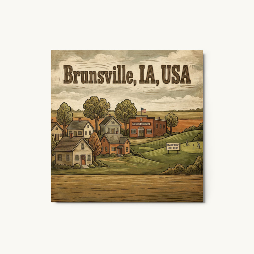 Brunsville, IA Metal Print