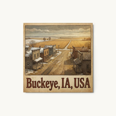 Buckeye, IA Metal Print