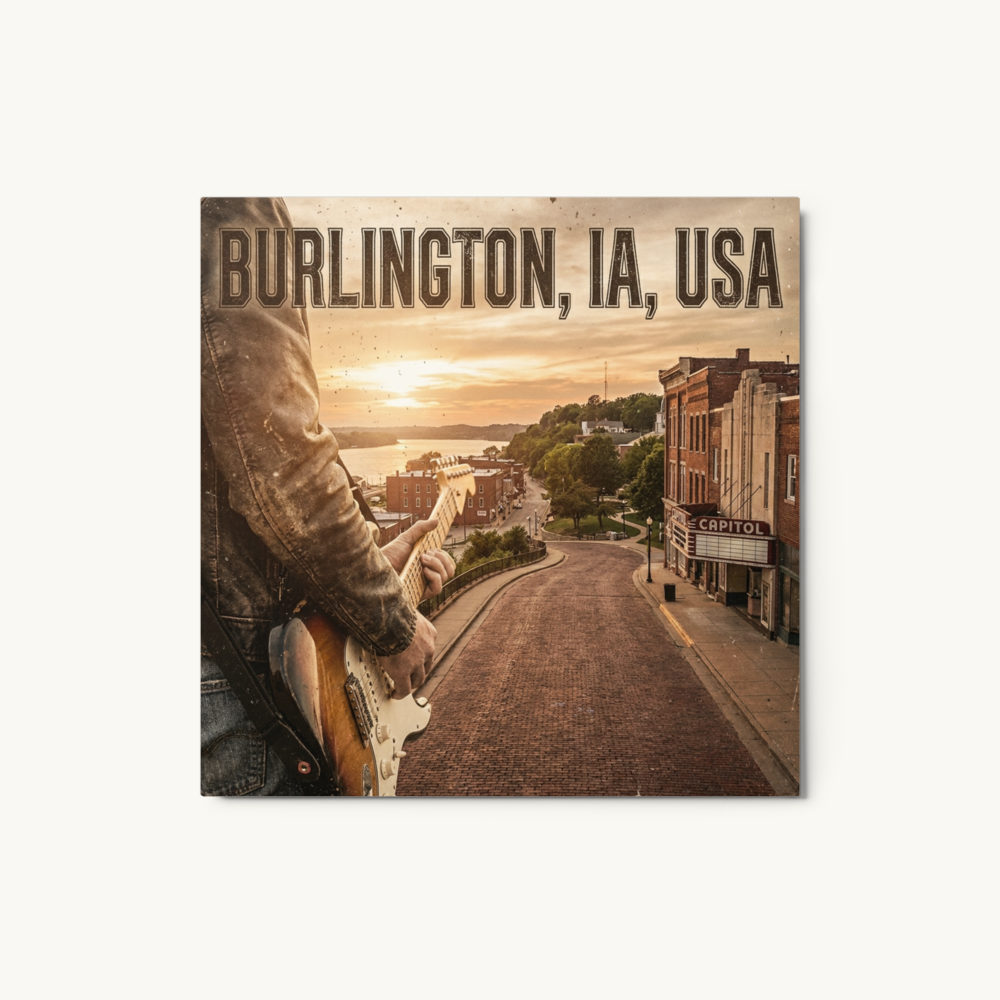 Burlington, IA Metal Print