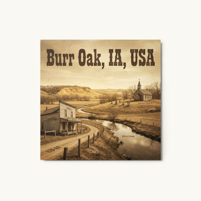 Burr Oak, IA Metal Print