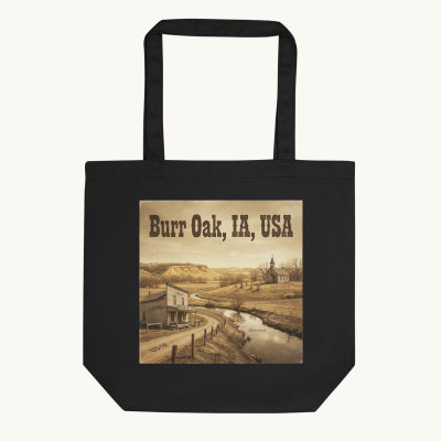 Burr Oak, IA Tote Bag