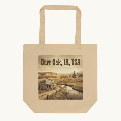 Burr Oak, IA Tote Bag