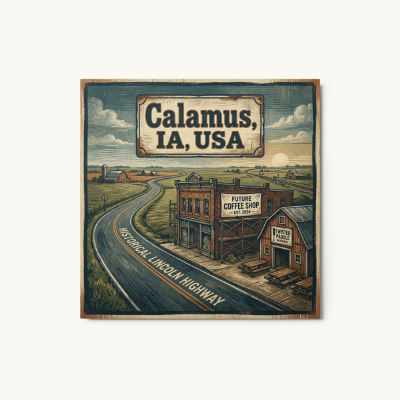 Calamus, IA Metal Print