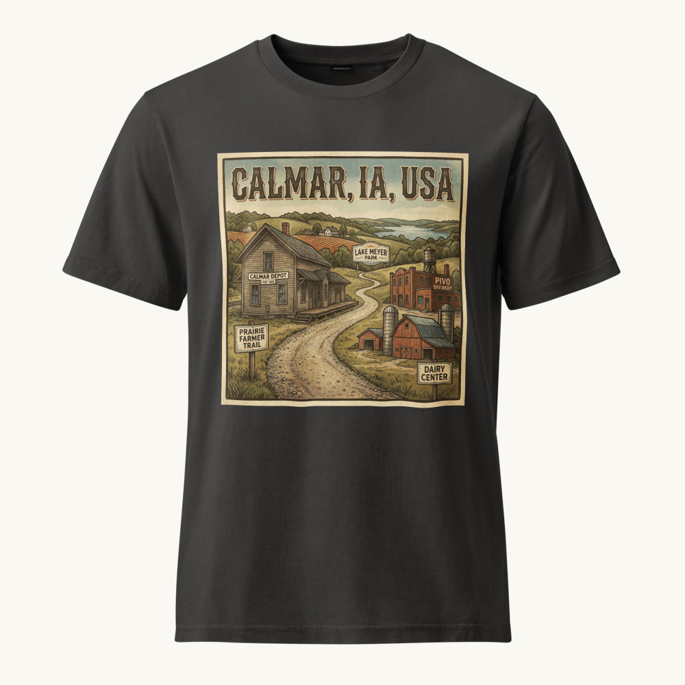 Calmar, IA Vintage Tee