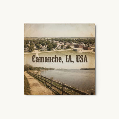 Camanche, IA Metal Print