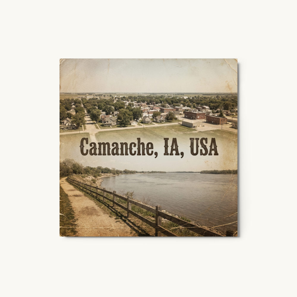 Camanche, IA Metal Print