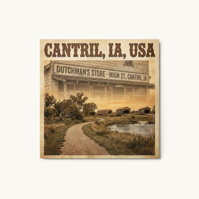 Cantril, IA Metal Print