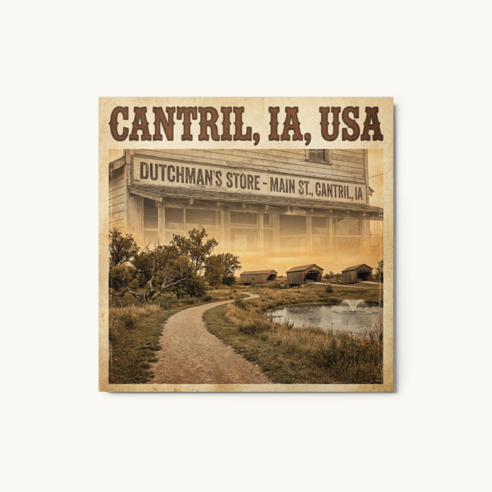 Cantril, IA Metal Print