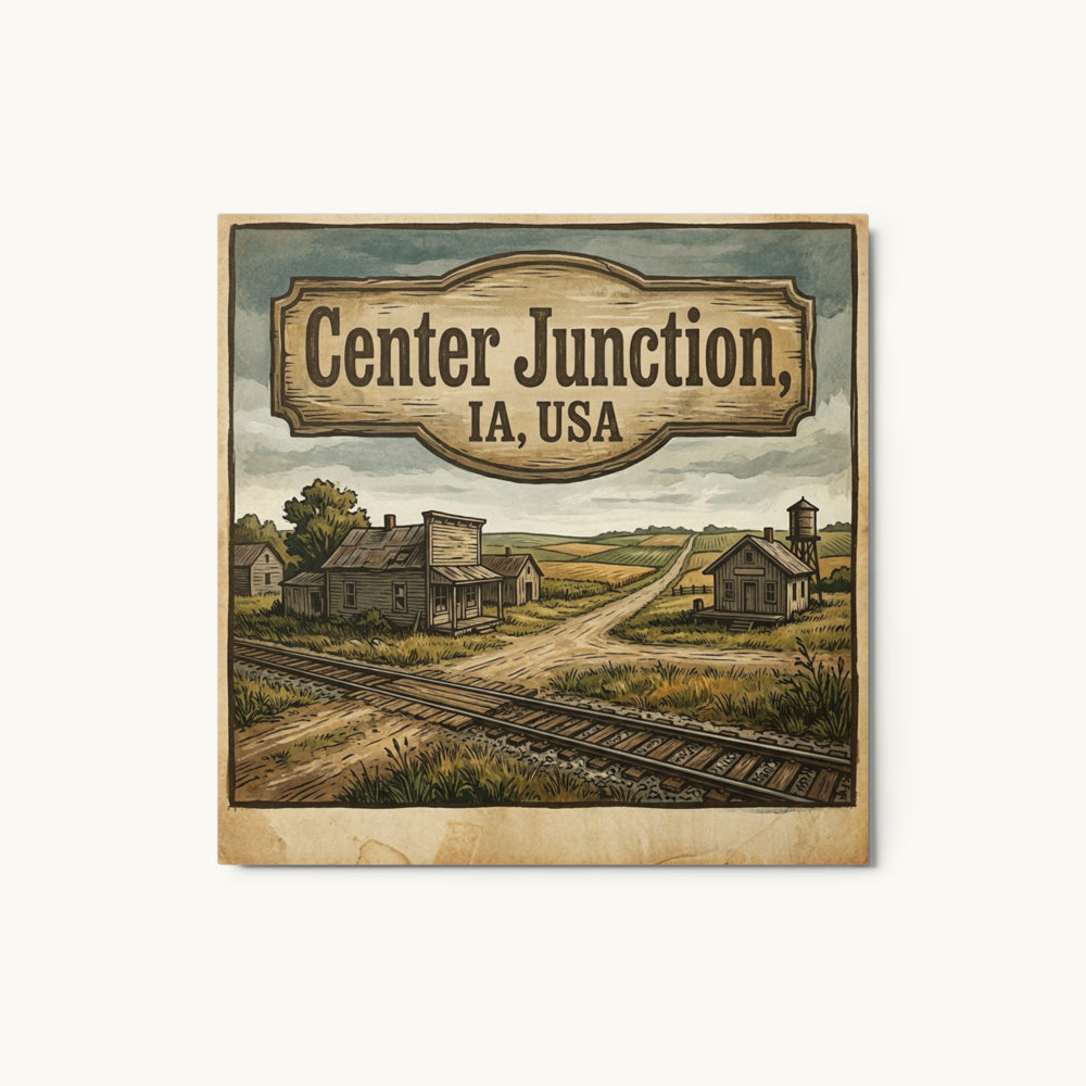 Center Junction, IA Metal Print