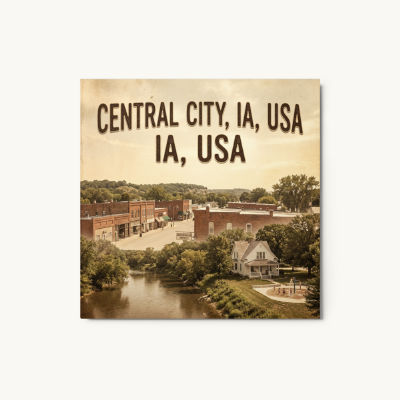 Central City, IA Metal Print