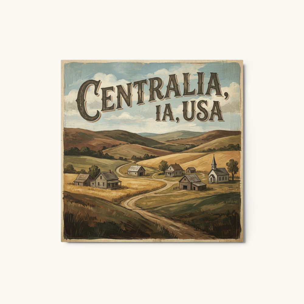 Centralia, IA Metal Print