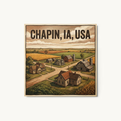 Chapin, IA Metal Print