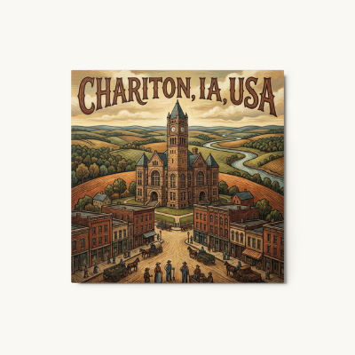 Chariton, IA Metal Print