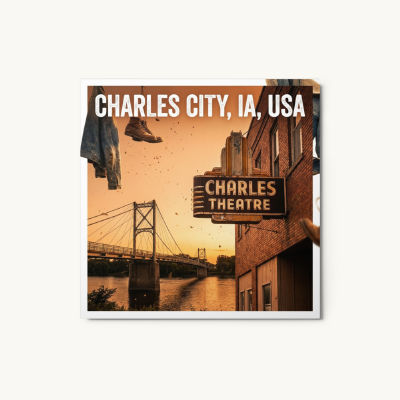Charles City, IA Metal Print