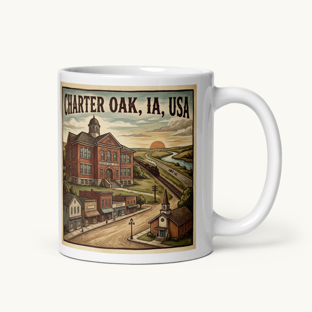 Charter Oak, IA Coffee Mug