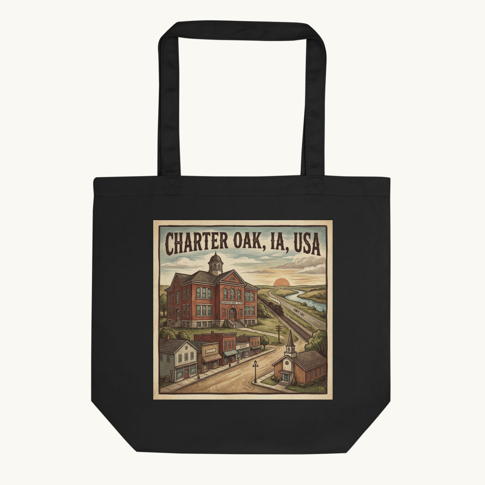 Charter Oak, IA Tote Bag