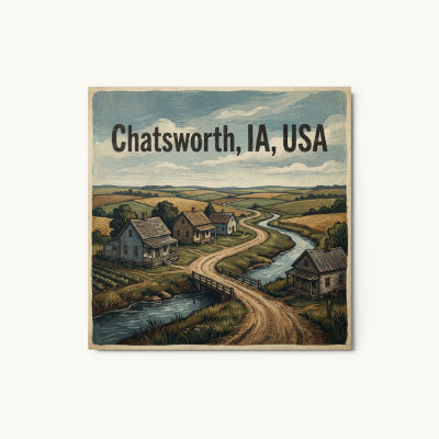 Chatsworth, IA Metal Print