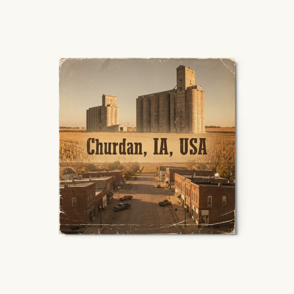 Churdan, IA Metal Print