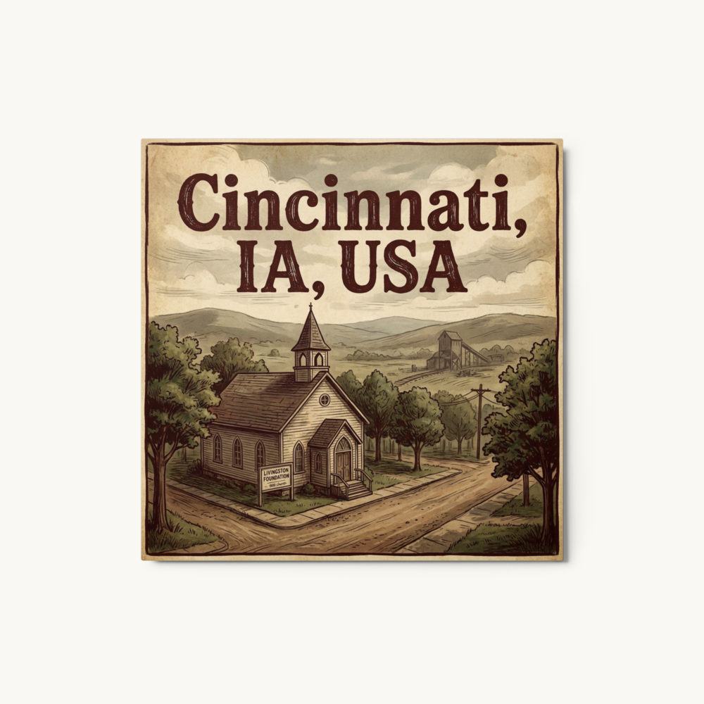 Cincinnati, IA Metal Print