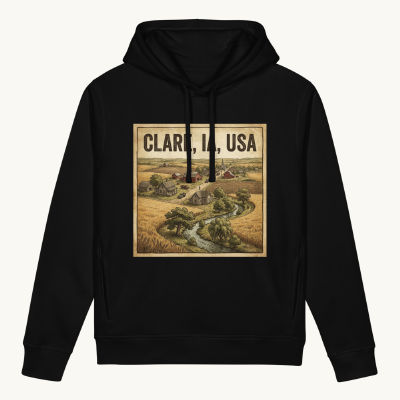 Clare, IA Hoodie