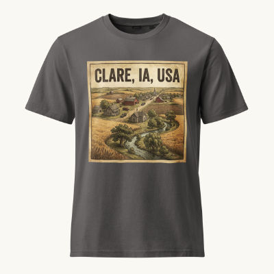Clare, IA Vintage Tee