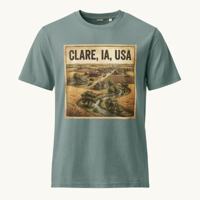 Clare, IA Vintage Tee