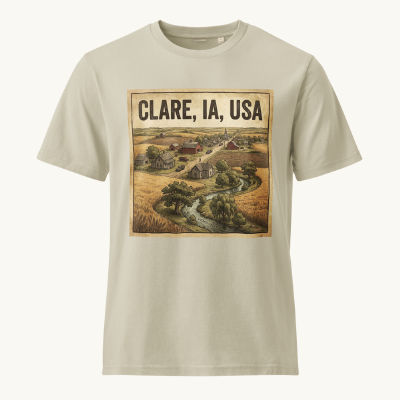 Clare, IA Vintage Tee