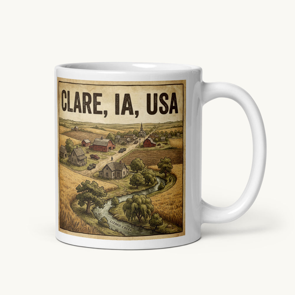 Clare, IA Coffee Mug