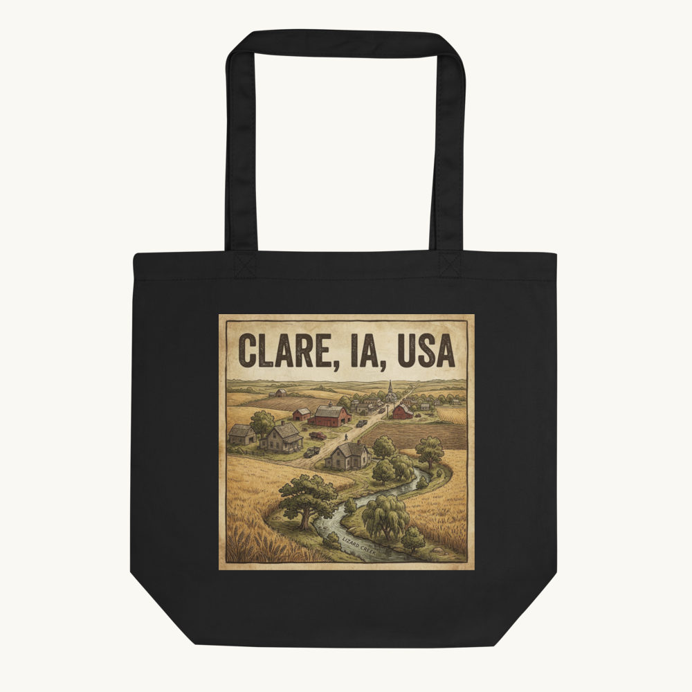 Clare, IA Tote Bag