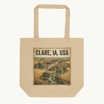 Clare, IA Tote Bag