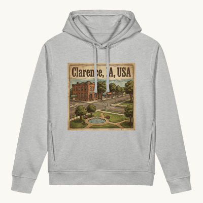 Clarence, IA Hoodie