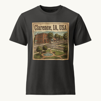 Clarence, IA Vintage Tee