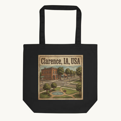 Clarence, IA Tote Bag