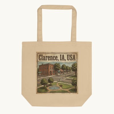 Clarence, IA Tote Bag