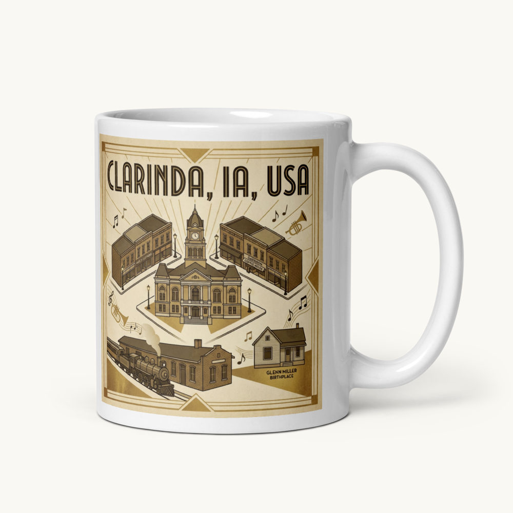Clarinda, IA Coffee Mug