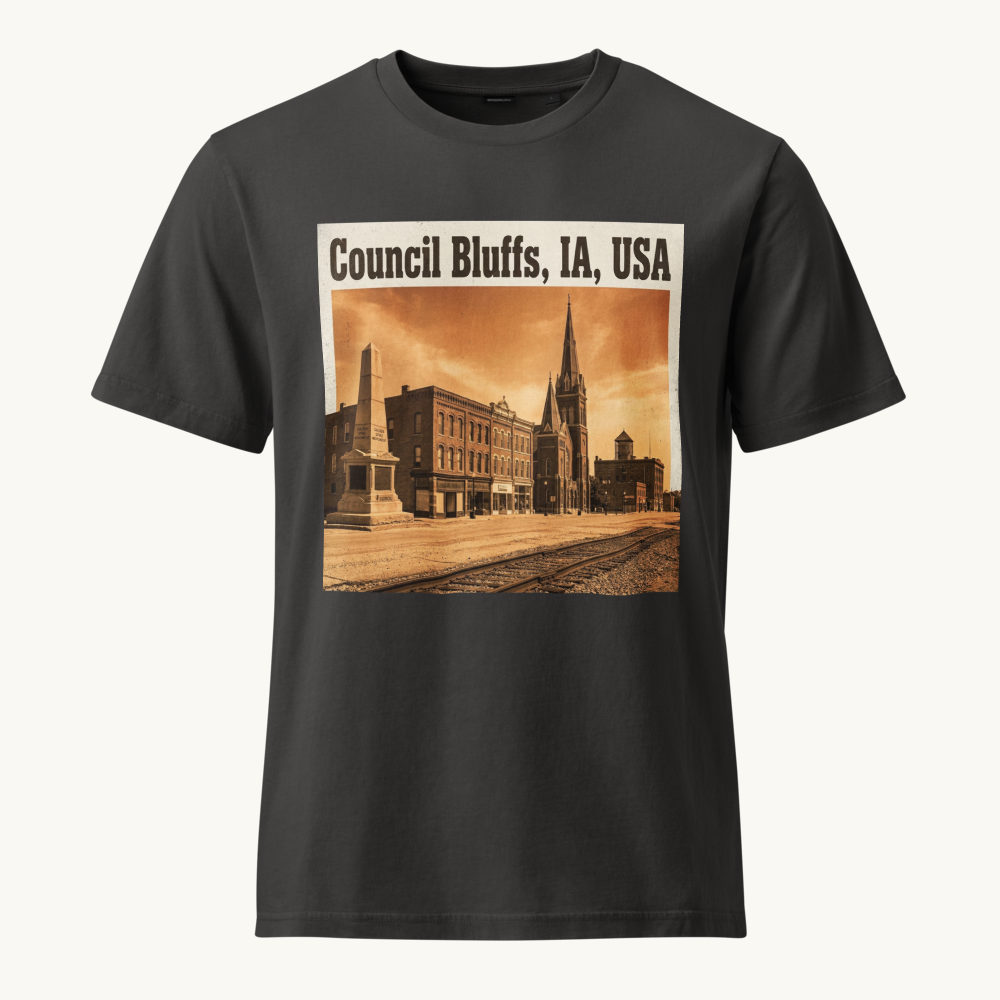 Council Bluffs, IA Vintage Tee