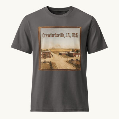 Crawfordsville, IA Vintage Tee