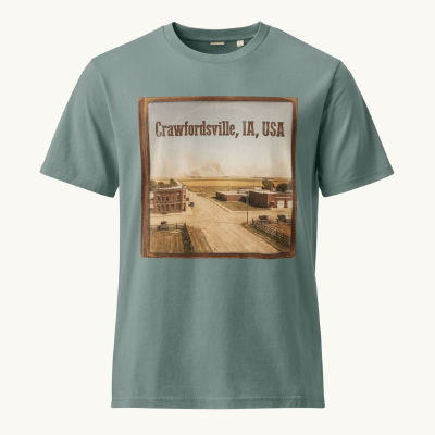 Crawfordsville, IA Vintage Tee