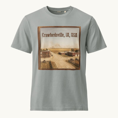 Crawfordsville, IA Vintage Tee