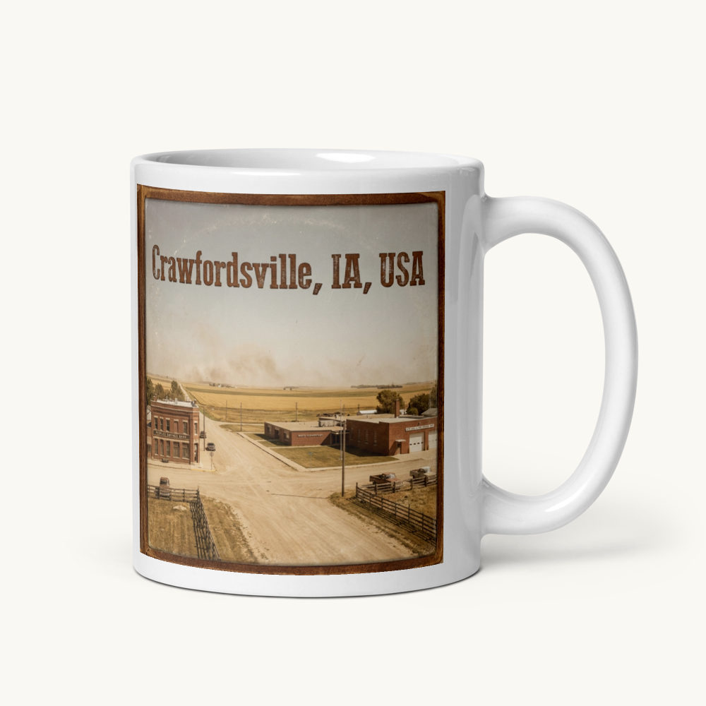 Crawfordsville, IA Coffee Mug