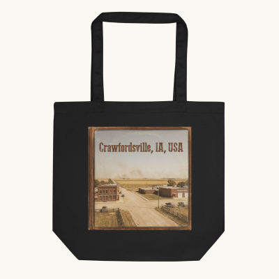 Crawfordsville, IA Tote Bag