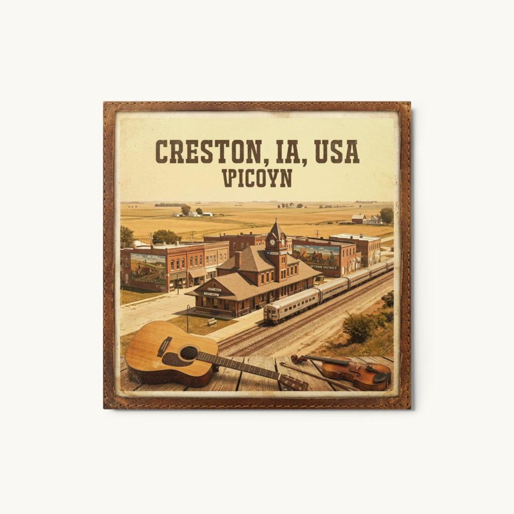 Creston, IA Metal Print