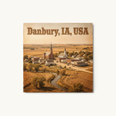 Danbury, IA Metal Print