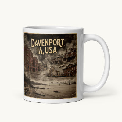 Davenport, IA Coffee Mug