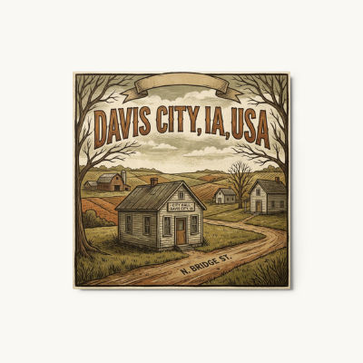 Davis City, IA Metal Print