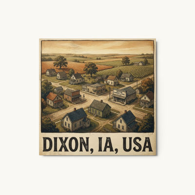 Dixon, IA Metal Print